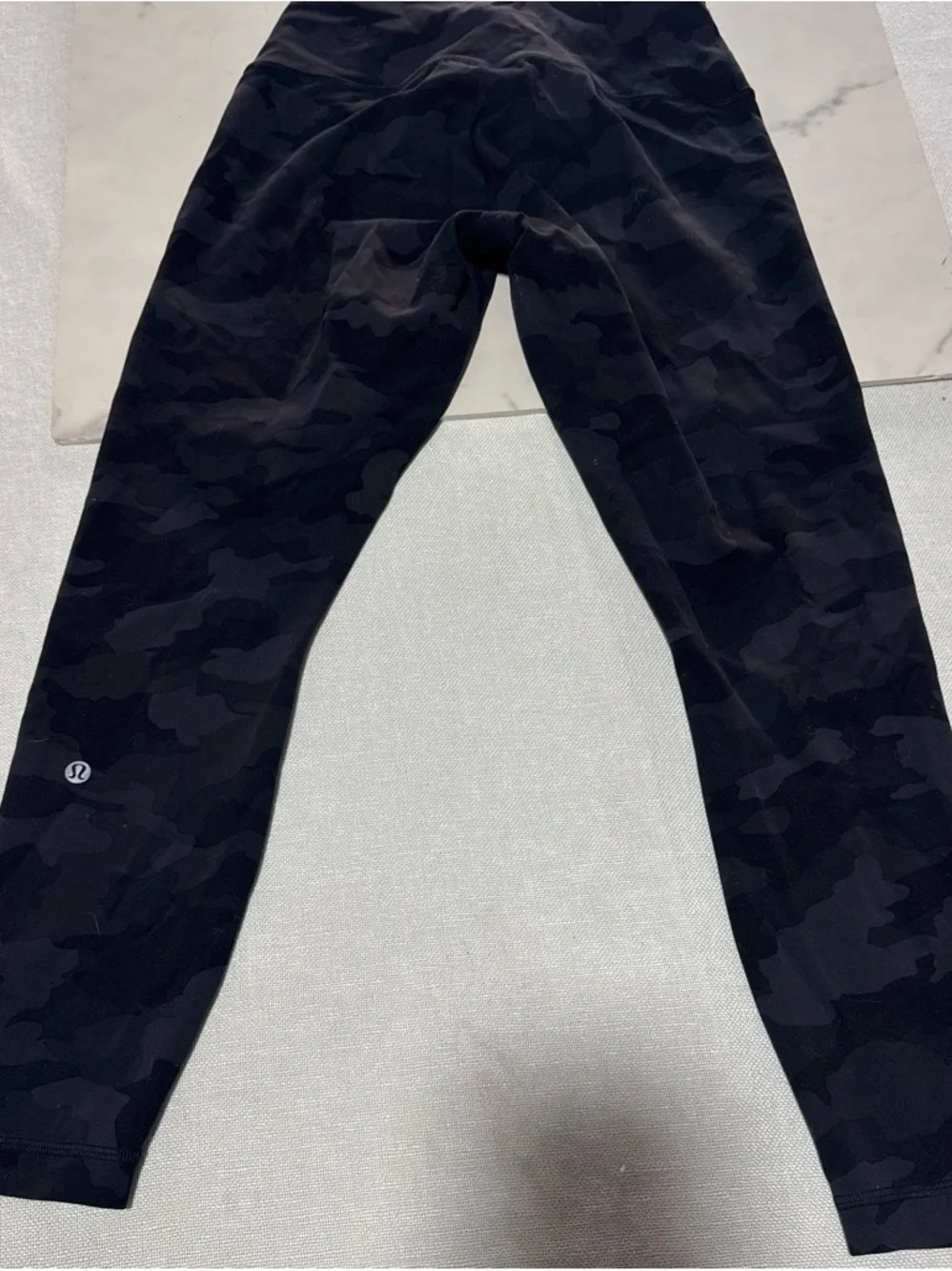 lululemon athletica Women's Black Camo Leggings